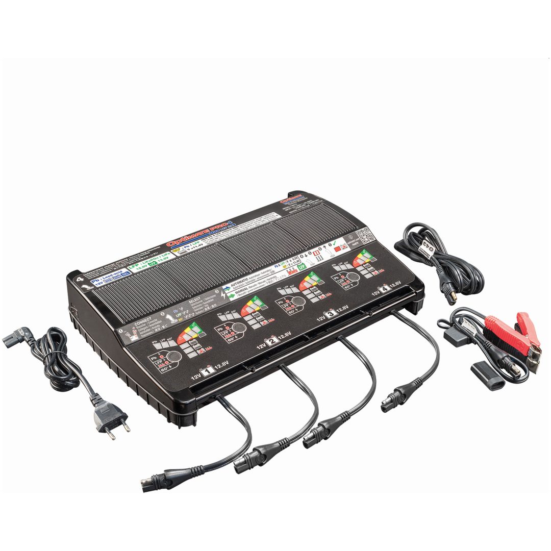 Batteriladdare Optimate 4 Dual Program Svart TECMATE