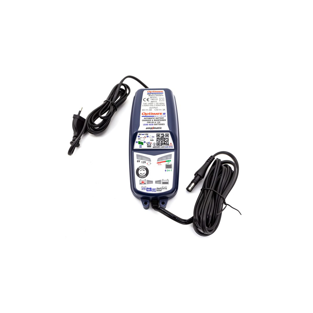 Batteriladdare Optimate 5 6v/12v Blå TECMATE Batteriladdare