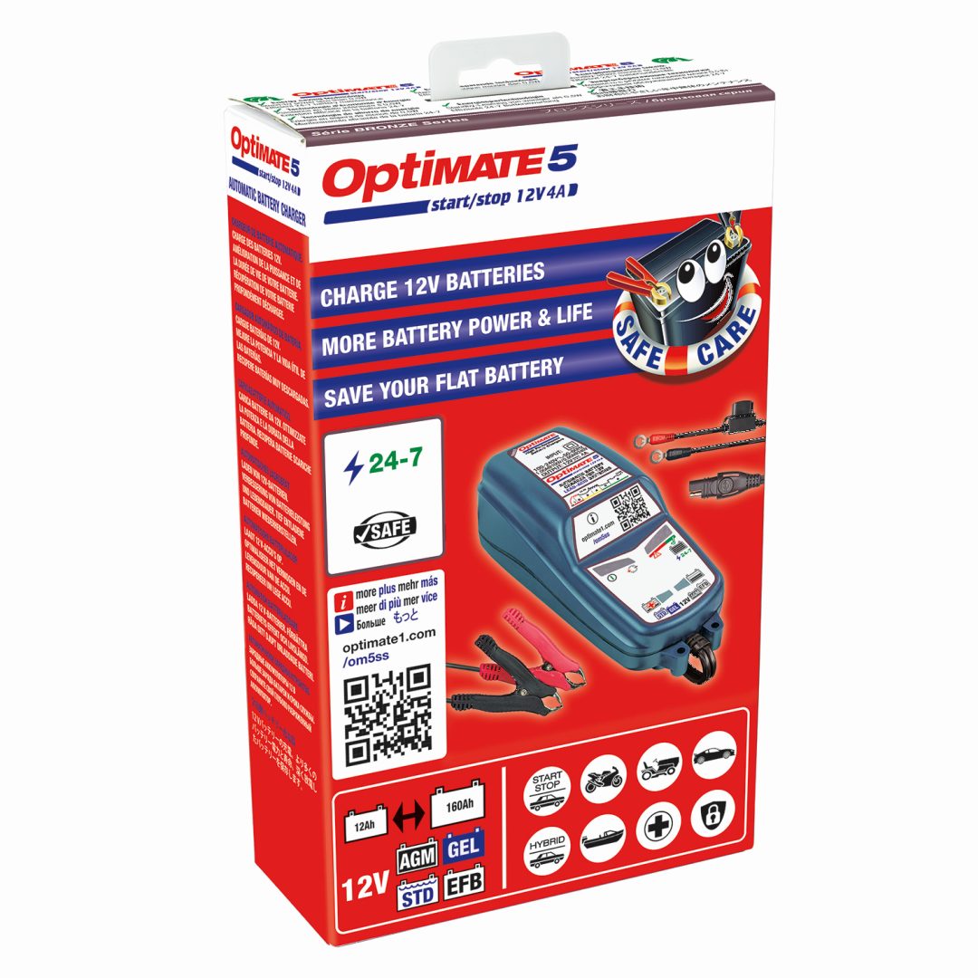Batteriladdare Optimate 5 Start/stop TECMATE – bild 2