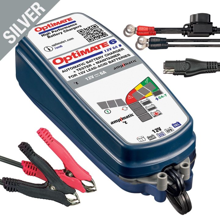 Batteriladdare Optimate 6 Select Silver TECMATE Batteriladdare – bild 2