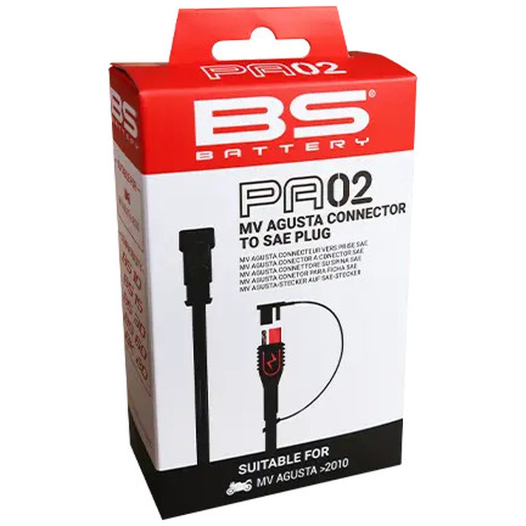 Batteriladdningsadapter SAE Svart BS BATTERY – bild 2