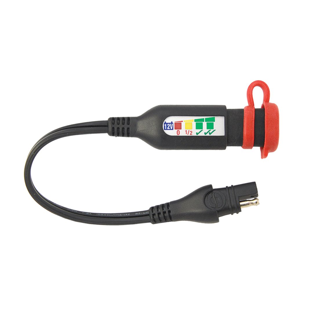 Batteriövervakningskabel Lithium O-127 Svart TECMATE Laddningskabel