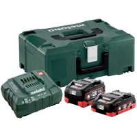 Batteripaket med laddare 18V 1 x 5.5 / 1 x 4 Ah LiHD METABO