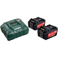 Batteripaket med laddare 18V 2 x 5.2 Ah Li-jon METABO