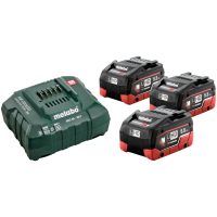 Batteripaket med laddare 18V 3 x 5.5 Ah LiHD METABO