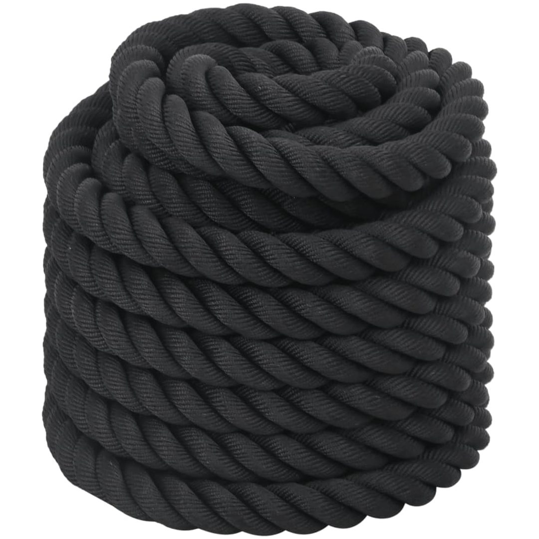 Battle rope svart 11 kg polyester vidaXL 15 m – bild 4