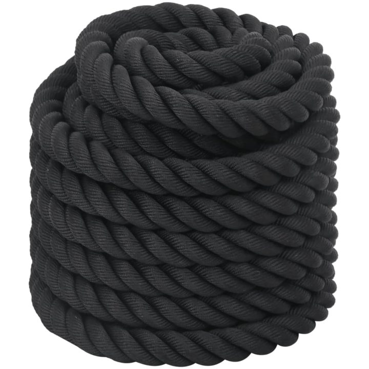 Battle rope svart 11 kg polyester vidaXL 15 m – bild 4