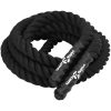 Battle rope svart 4,5 kg polyester vidaXL 6 m – miniatyr 2