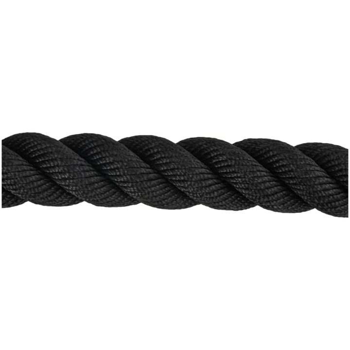Battle rope svart 4,5 kg polyester vidaXL 6 m – bild 8