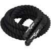 Battle rope svart 6,8 kg polyester vidaXL 9 m – miniatyr 2