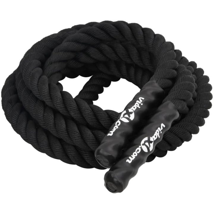 Battle rope svart 6,8 kg polyester vidaXL 9 m – bild 2