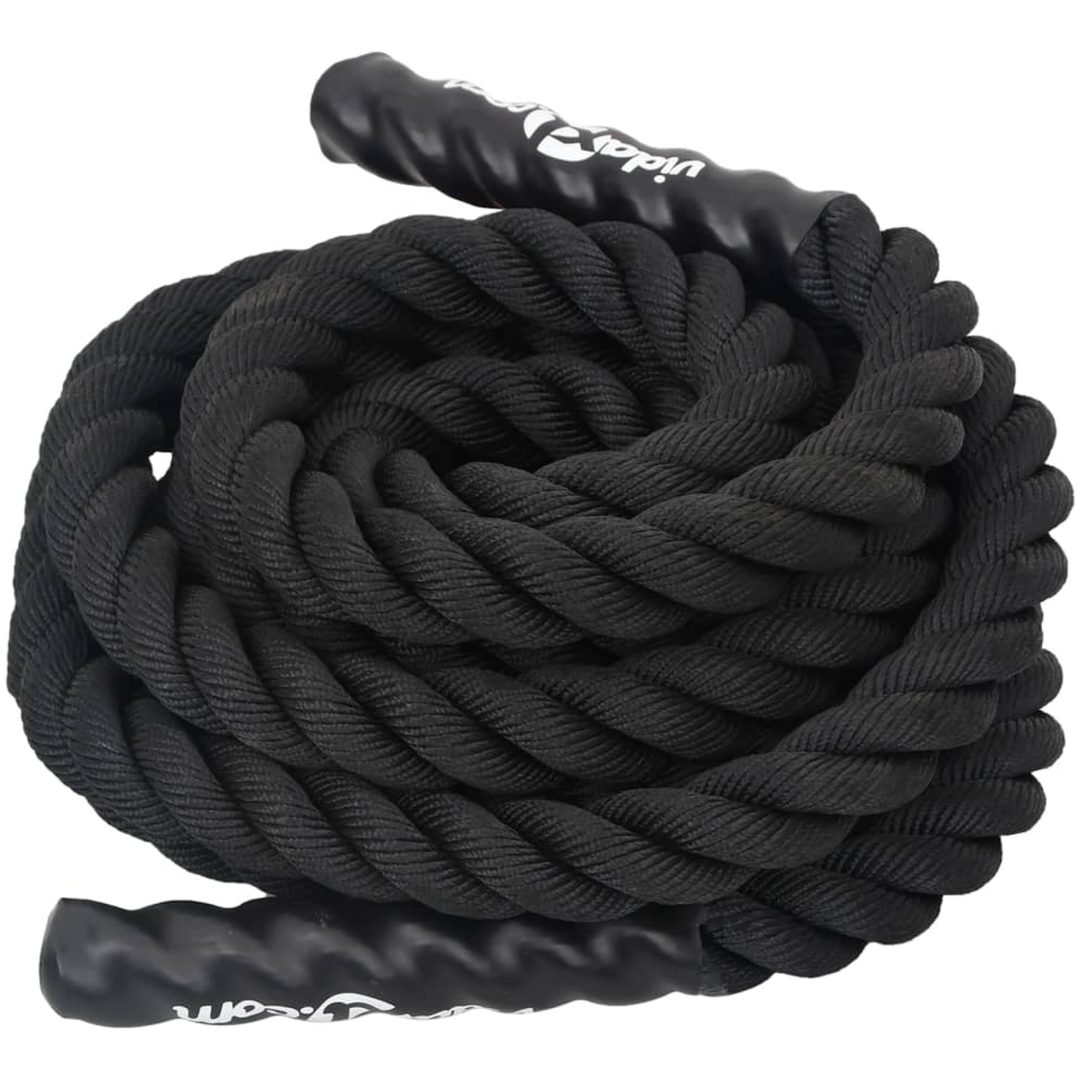 Battle rope svart 6,8 kg polyester vidaXL 9 m – bild 3