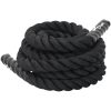 Battle rope svart 6,8 kg polyester vidaXL 9 m – miniatyr 6
