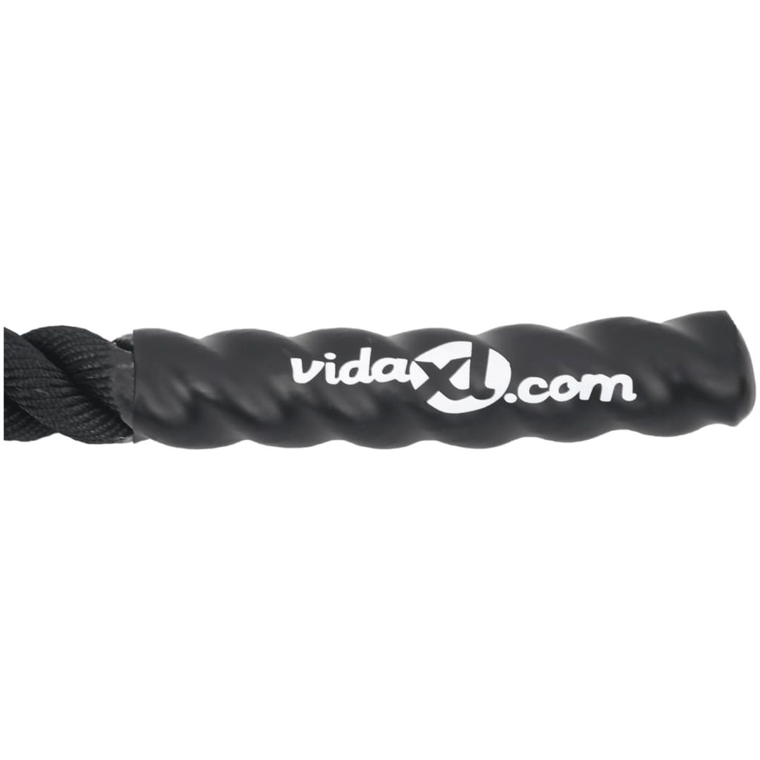 Battle rope svart 6,8 kg polyester vidaXL 9 m – bild 7