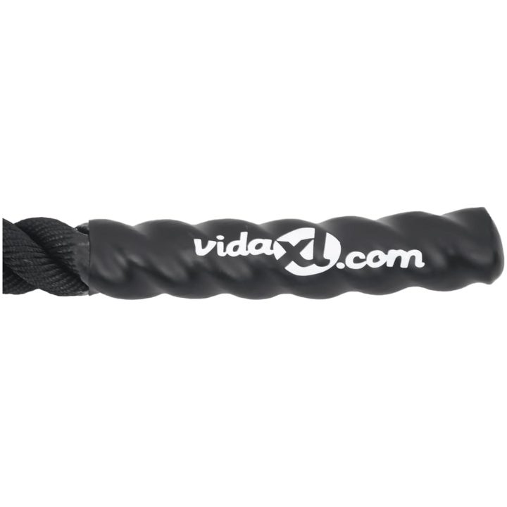 Battle rope svart 6,8 kg polyester vidaXL 9 m – bild 7