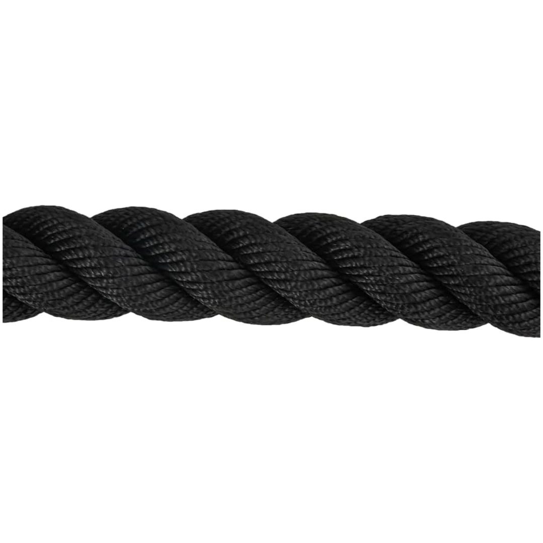 Battle rope svart 6,8 kg polyester vidaXL 9 m – bild 8