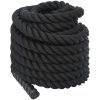 Battle rope svart 9 kg polyester vidaXL 12 m – miniatyr 5