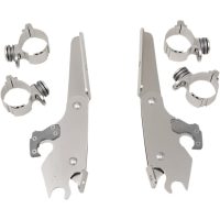 Batwing Trigger-Lock Monteringssats Silver MEMPHIS SHADES