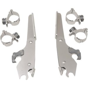 Batwing Trigger-Lock Monteringssats Silver MEMPHIS SHADES