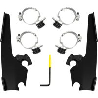 Batwing Trigger-Lock Monteringssats Svart MEMPHIS SHADES