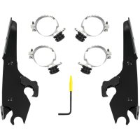 Batwing Trigger-Lock Monteringssats Svart MEMPHIS SHADES