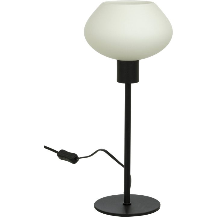 Bell Bordlampa Hög, Svart/vit ANETA HOME Sockel E14 Svart /Opalvit – bild 3