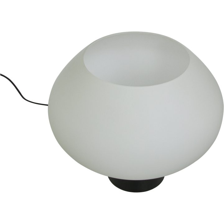 Bell Bordlampa Stor, Svart/vit ANETA HOME Sockel E27 Svart /Opalvit – bild 6