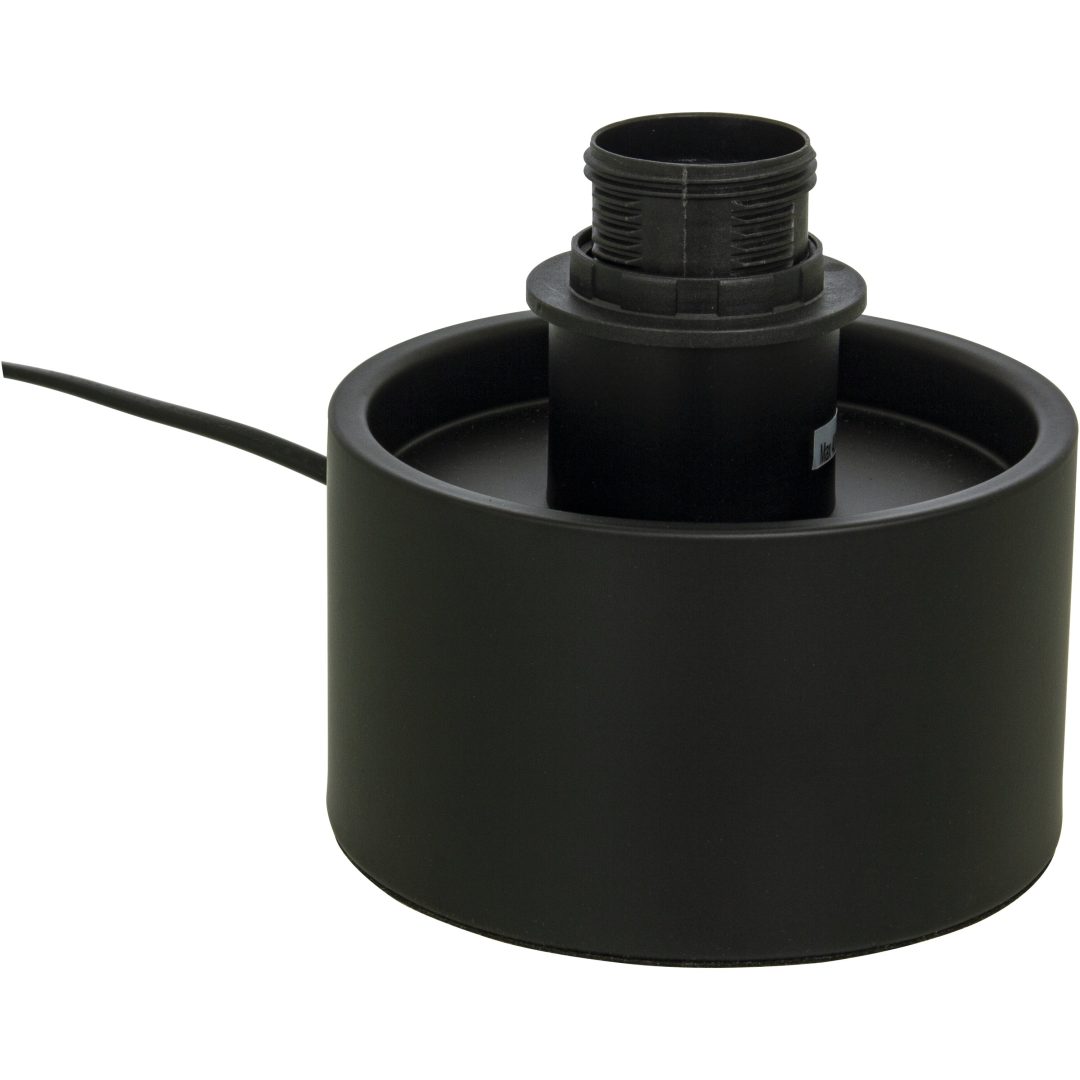 Bell Bordlampa Stor, Svart/vit ANETA HOME Sockel E27 Svart /Opalvit – bild 7