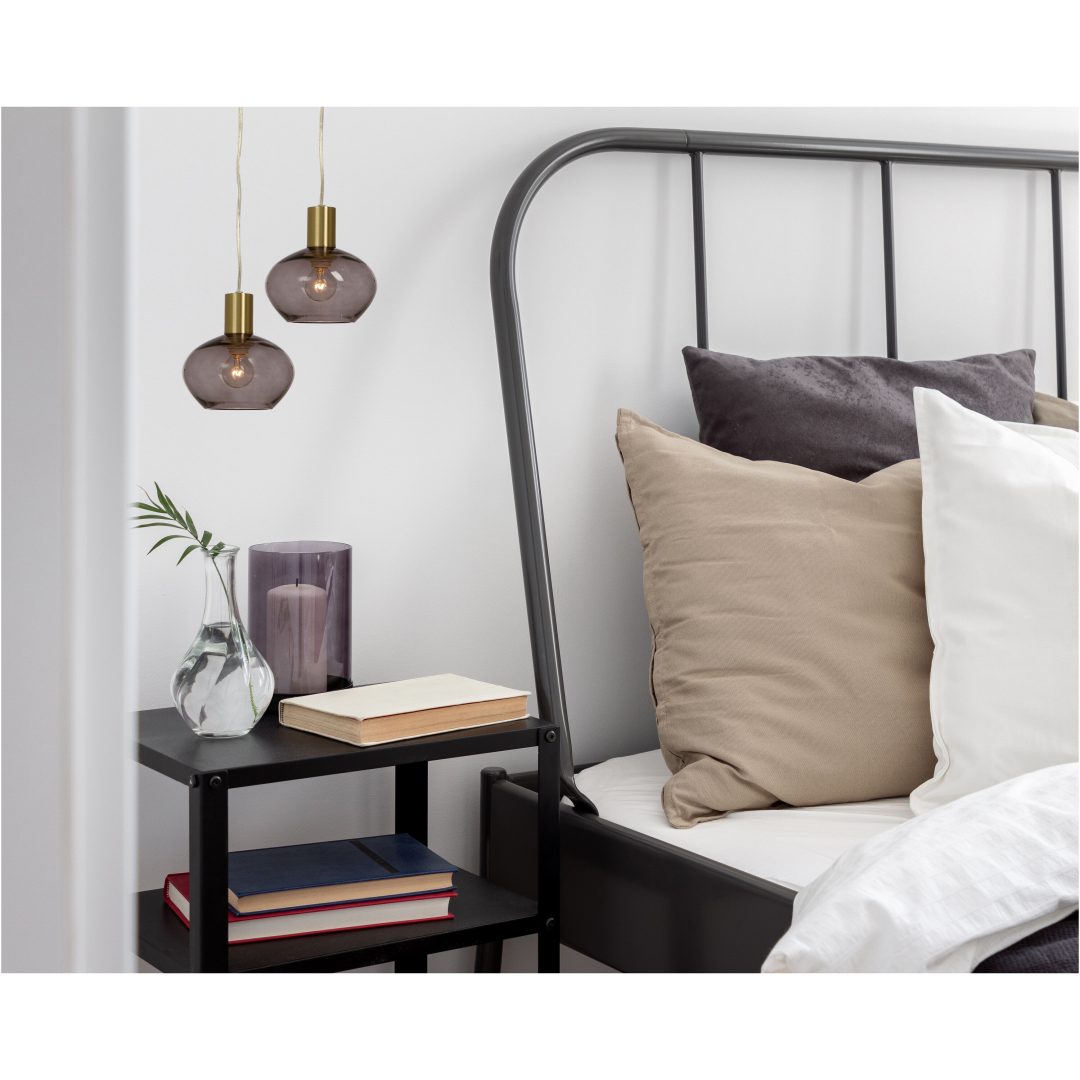 Bell Fönsterlampa, ANETA HOME Matt Mässing /Rök – bild 3