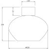 Bell Plafond Stor, Matt Mässing/rök ANETA HOME Sockel E27 Matt Mässing /Rök – miniatyr 5