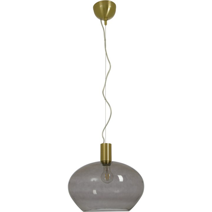 Bell Taklampa 35cm, ANETA HOME Matt Mässing /Rök – bild 5