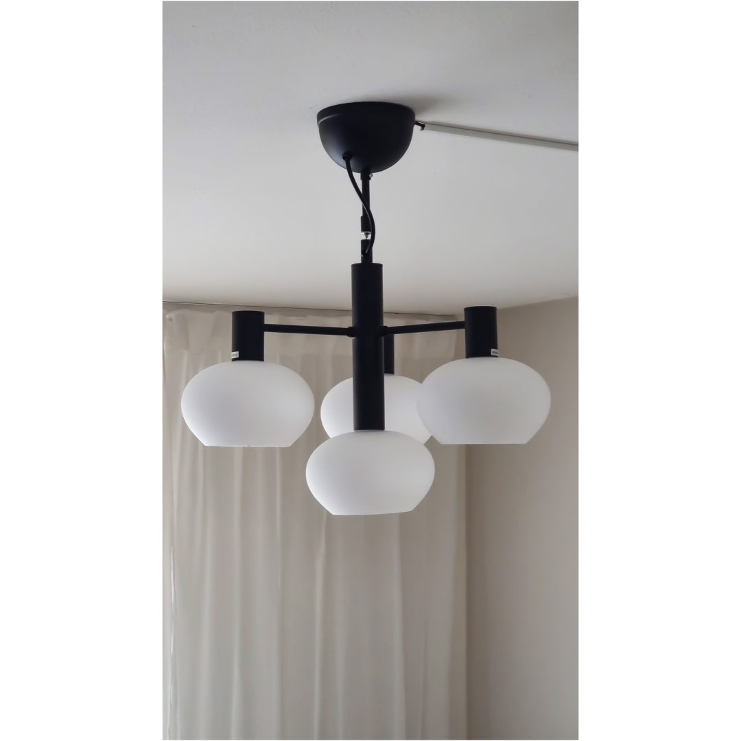 Bell Taklampa ANETA HOME Svart /Opalvit – bild 5