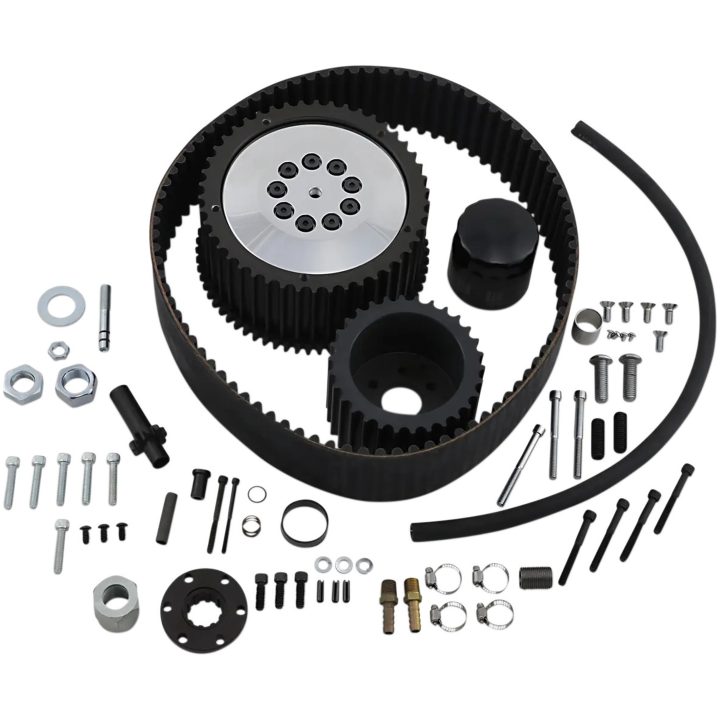 Belt Drive Kit Monster med Outboard Support Bearing Aluminium Stål BELT DRIVES LTD. – bild 2