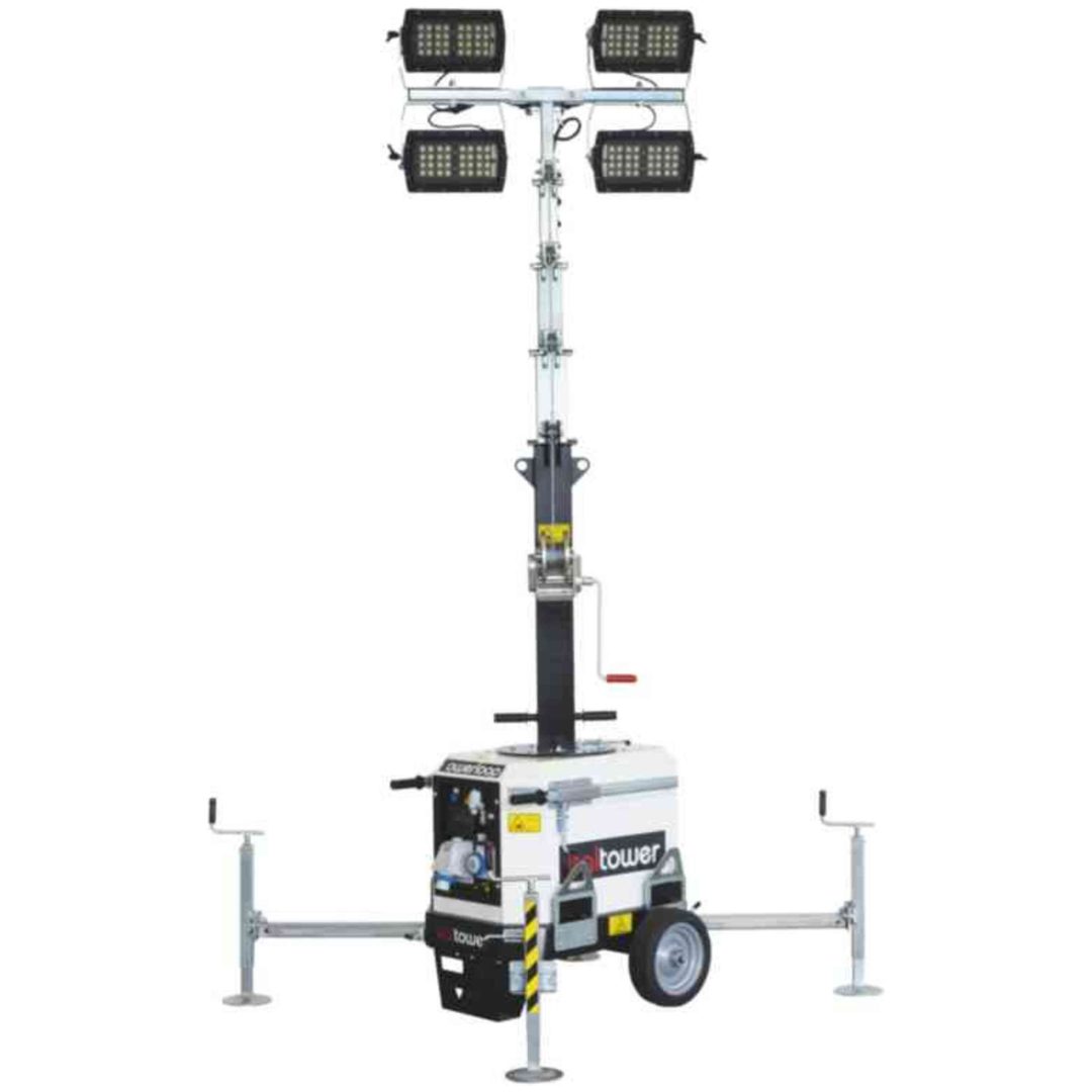 Belysningsmast 4x160W CELLITE