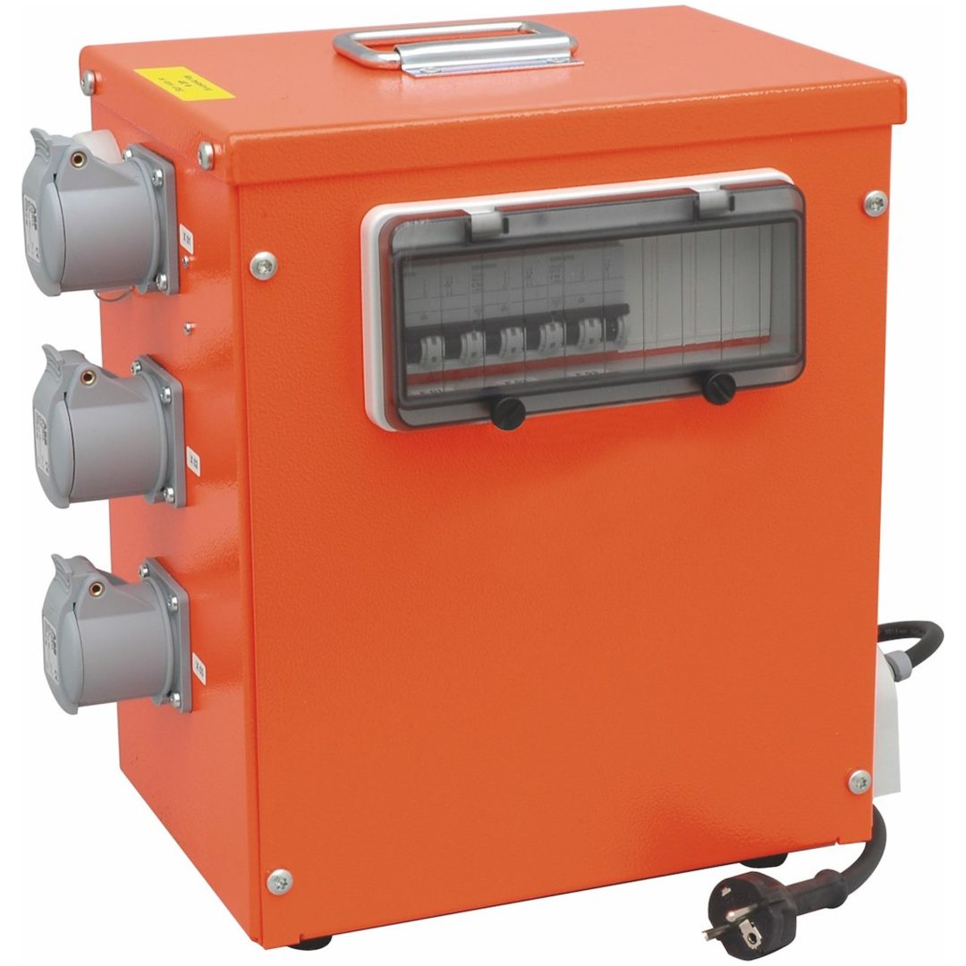 Belysningstrafo, 230/48V AC, 1500VA, 3 x uttag MALMBERGS
