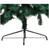 Belyst halv plastgran med kulor grön 120 cm vidaXL 120 x 68 cm – miniatyr 5