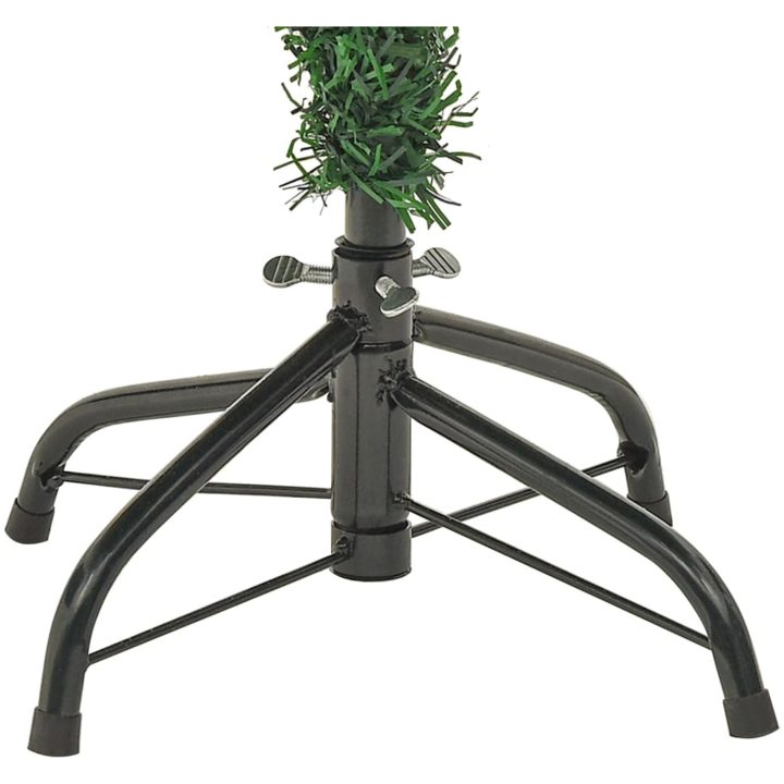Belyst julgran med kottar grön 150 cm PVC&PE vidaXL 150 x 90 cm – bild 8