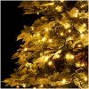 Belyst julgran med kottar grön 195 cm PVC&PE vidaXL 195 x 105 cm – miniatyr 6