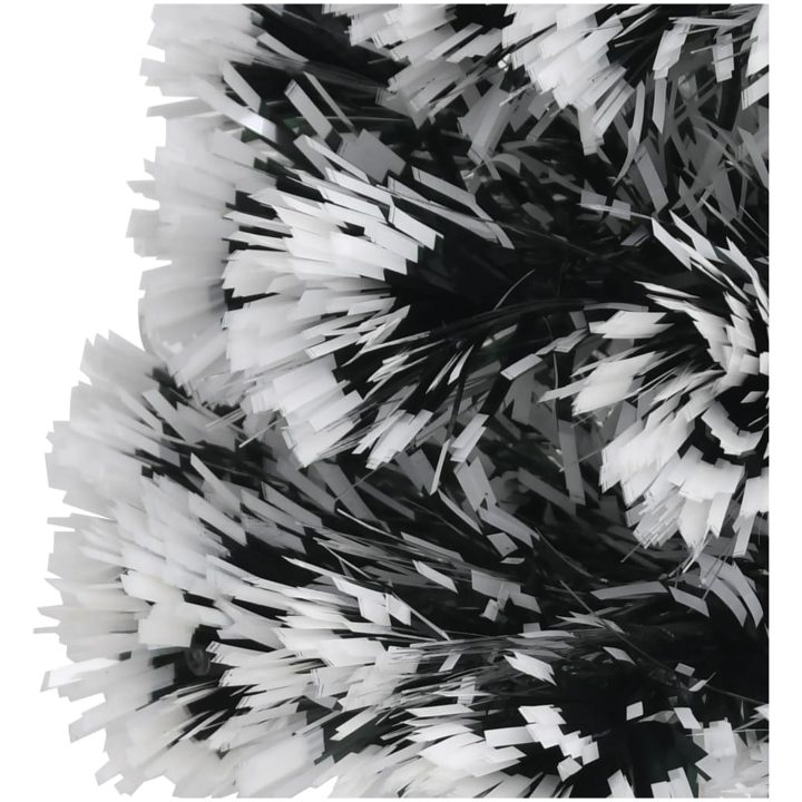 Belyst plastgran grön och vit 64 cm fiberoptik vidaXL 64 cm – bild 7