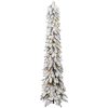 Belyst plastgran med 100 LEDs och snö vidaXL 180 cm – miniatyr 3