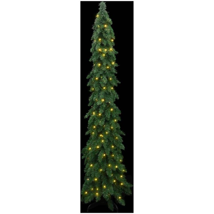 Belyst plastgran med 130 LEDs vidaXL 210 cm – bild 2
