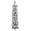 Belyst plastgran med 30 LEDs och snö vidaXL 60 cm – miniatyr 3