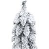 Belyst plastgran med 30 LEDs och snö vidaXL 60 cm – miniatyr 5