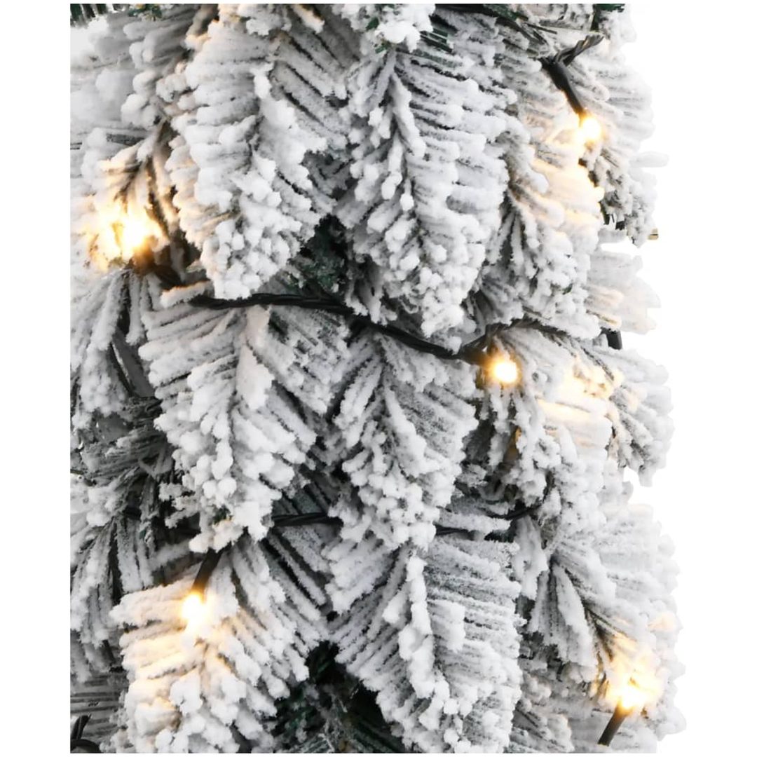 Belyst plastgran med 30 LEDs och snö vidaXL 60 cm – bild 7