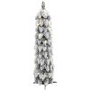 Belyst plastgran med 45 LEDs och snö vidaXL 90 cm – miniatyr 3