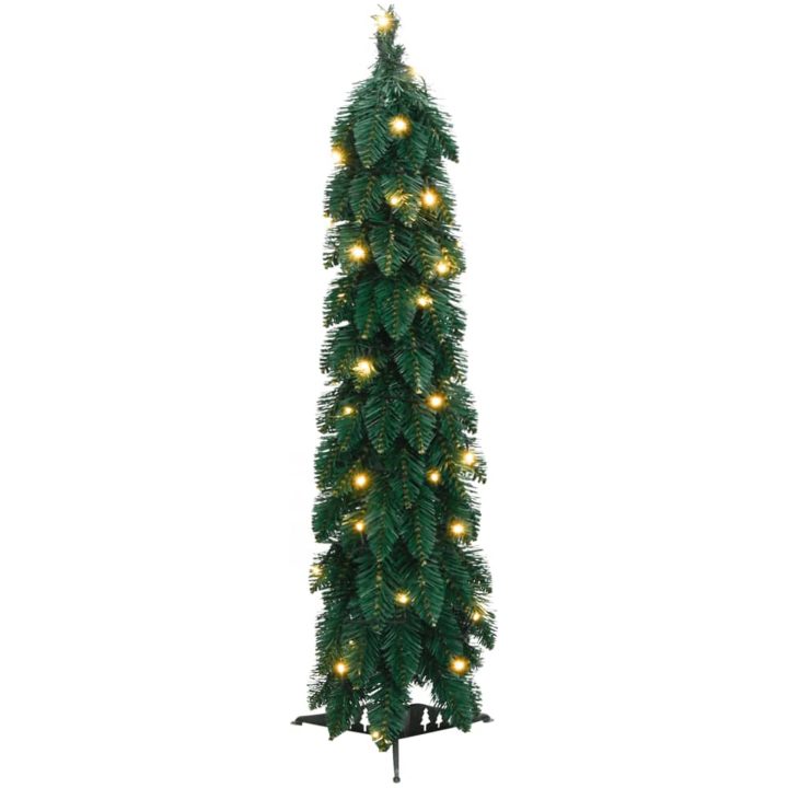 Belyst plastgran med 45 LEDs vidaXL 90 cm – bild 3