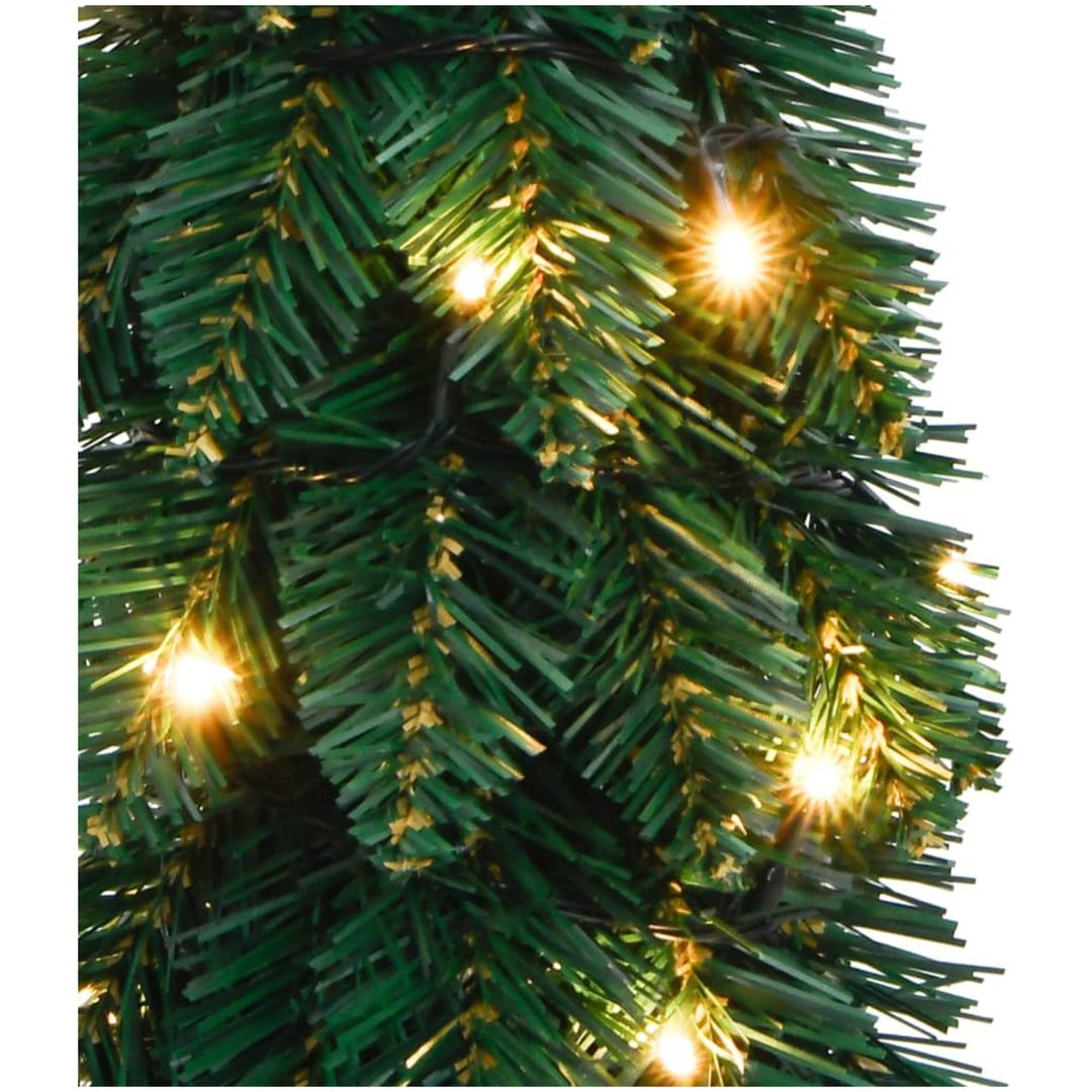 Belyst plastgran med 45 LEDs vidaXL 90 cm – bild 7