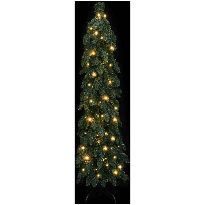 Belyst plastgran med 60 LEDs vidaXL 120 cm – bild 2