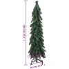 Belyst plastgran med 60 LEDs vidaXL 120 cm – miniatyr 11