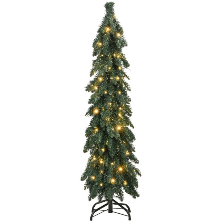 Belyst plastgran med 60 LEDs vidaXL 120 cm – bild 3